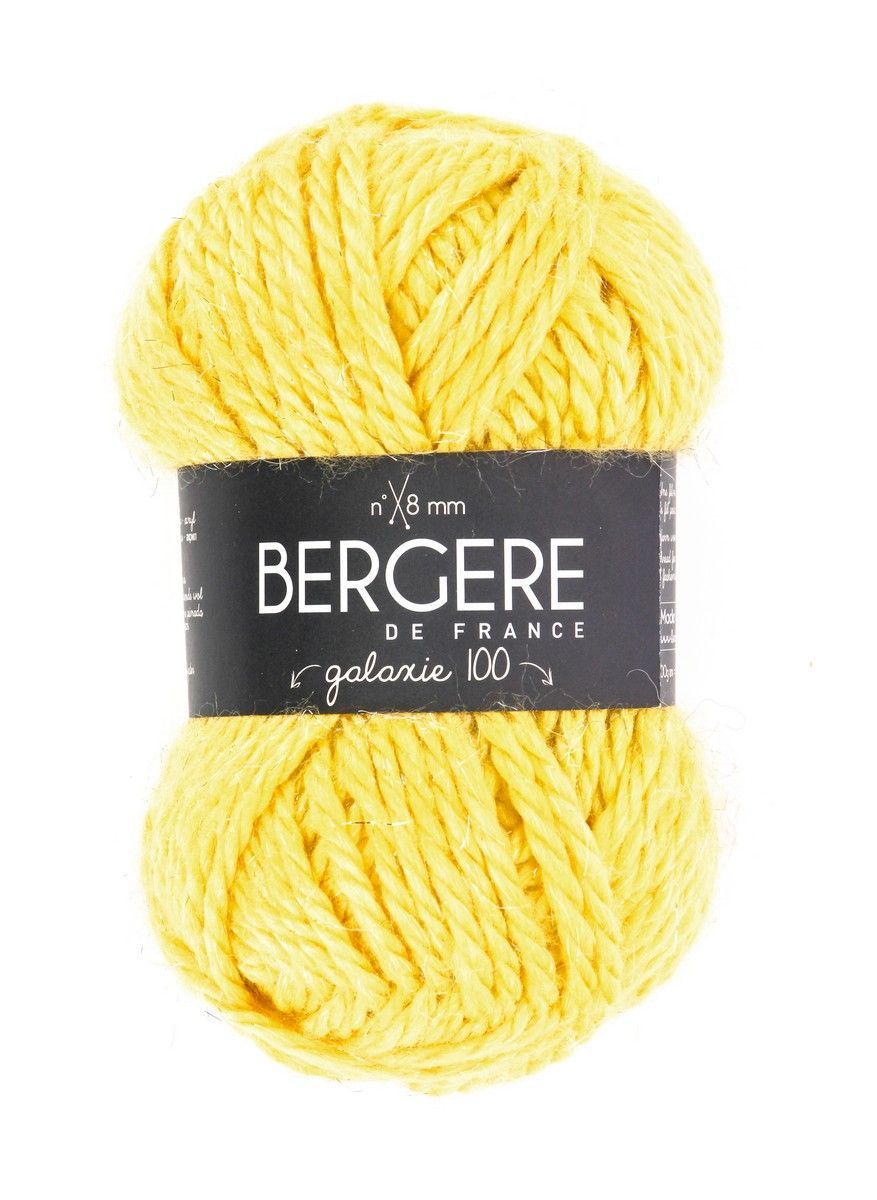 Bergere Galaxie 100 - Farbe Secret 80% Polyacryl, 18% Wolle, 2% Polyester 70m/100g