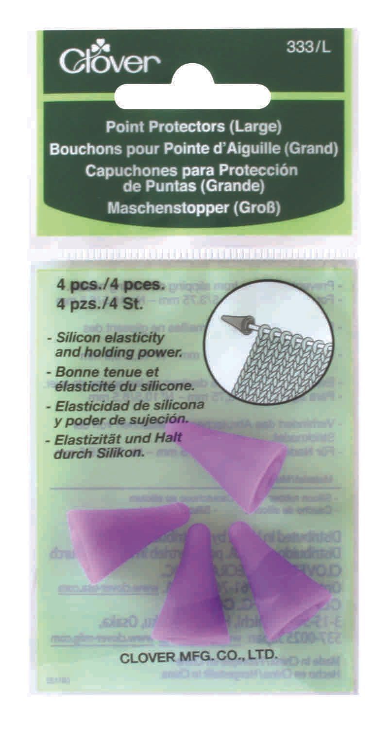 Maschenstopper groß 4 Stück für Nadelstärke 3,75 bis 6,50 mm - 333/L