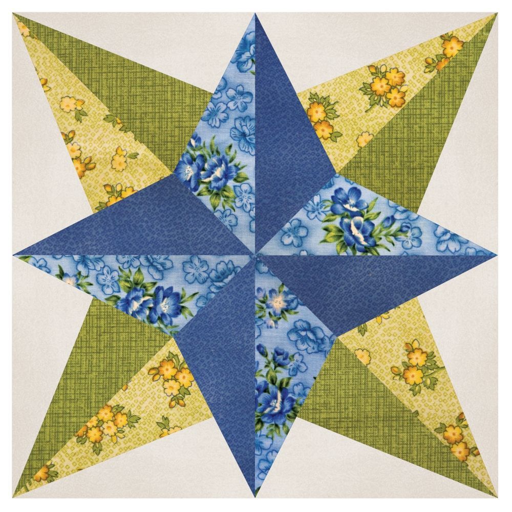 Accuquilt Stanzform Blazing Star Dreiecke