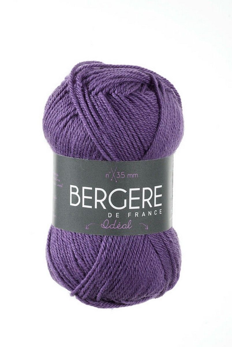Bergere Ideal - Farbe Purple, 125m/50g  40% gekämmte Wolle, 30% Polyacryl, 30% Polyamid