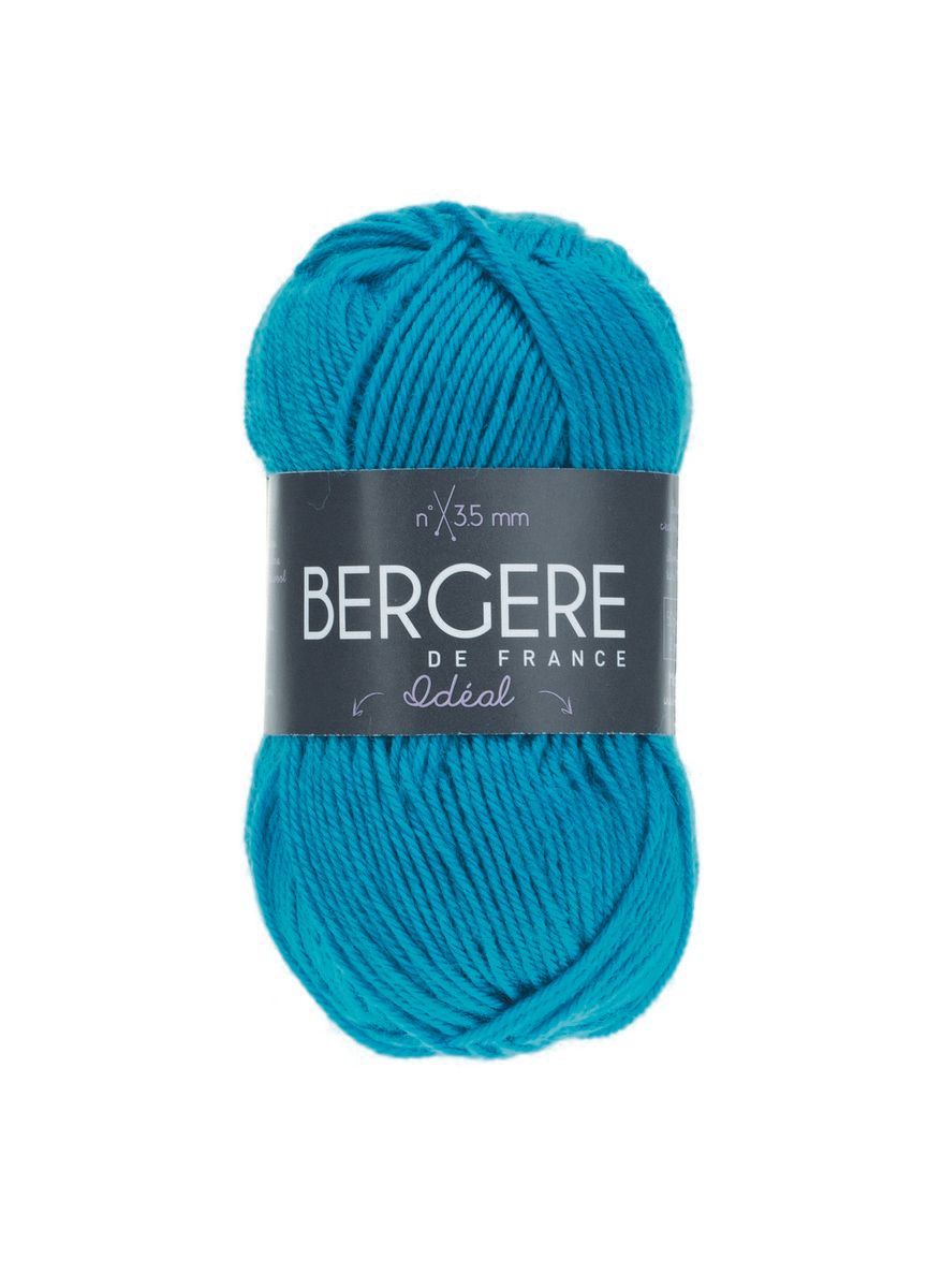Bergere Ideal - Farbe Calanque, 125m/50g  40% gekämmte Wolle, 30% Polyacryl, 30% Polyamid