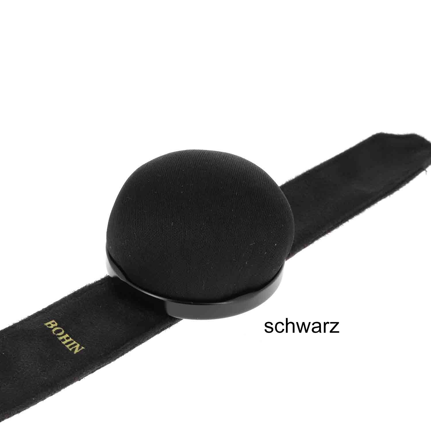 Bohin Nadelkissen mit Schnappverschluss Schwarz