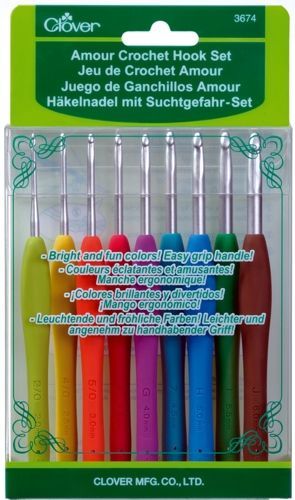 Clover Häkelnadel Set Amour - 3674 