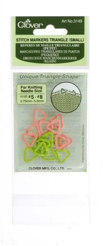 Clover Dreieckige Maschenmarkierer S 3.75mm - 5.0mm