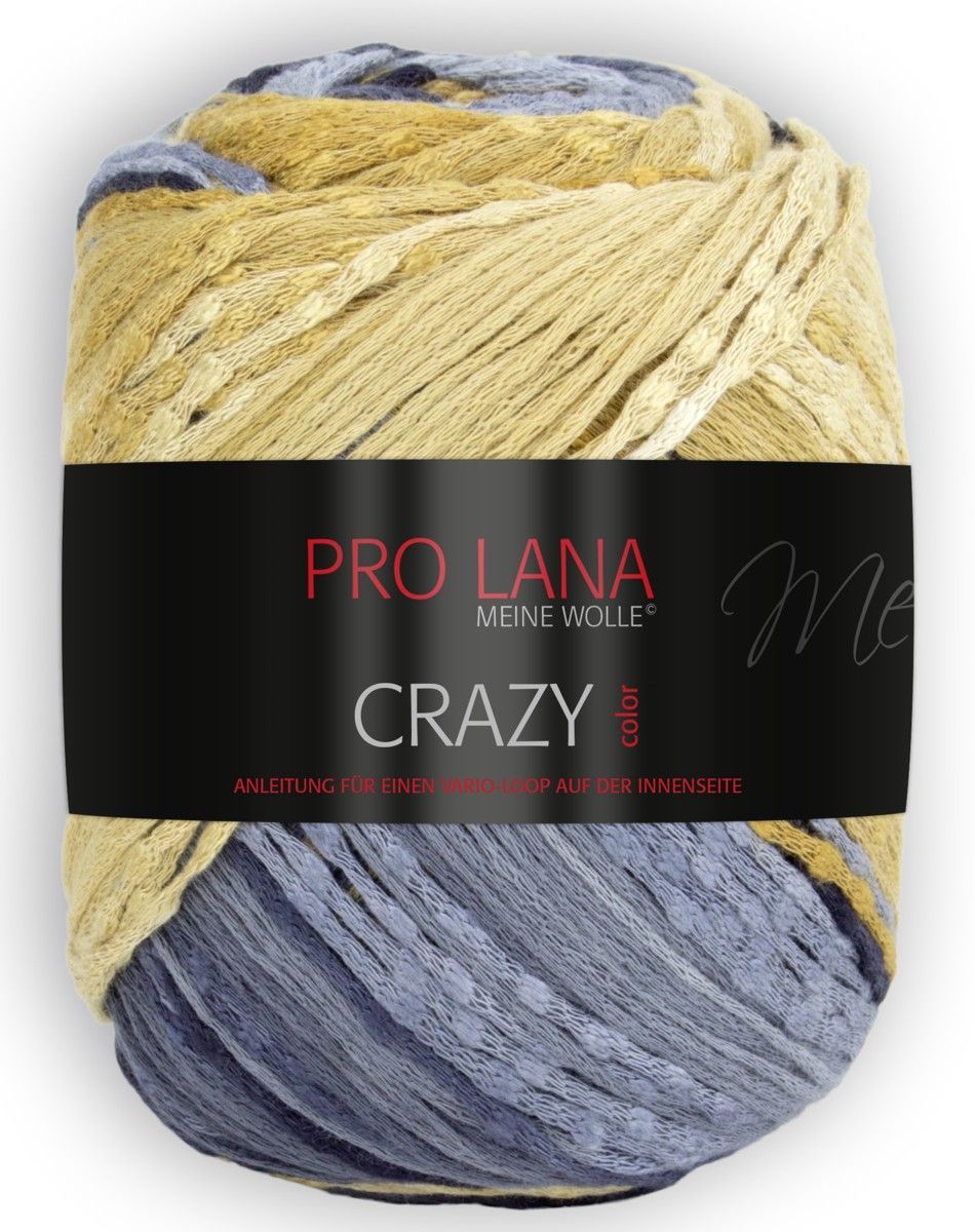 PRO LANA Crazy color, 66% Viskose, 34% Baumwolle  280m / 150g, Fb. 83