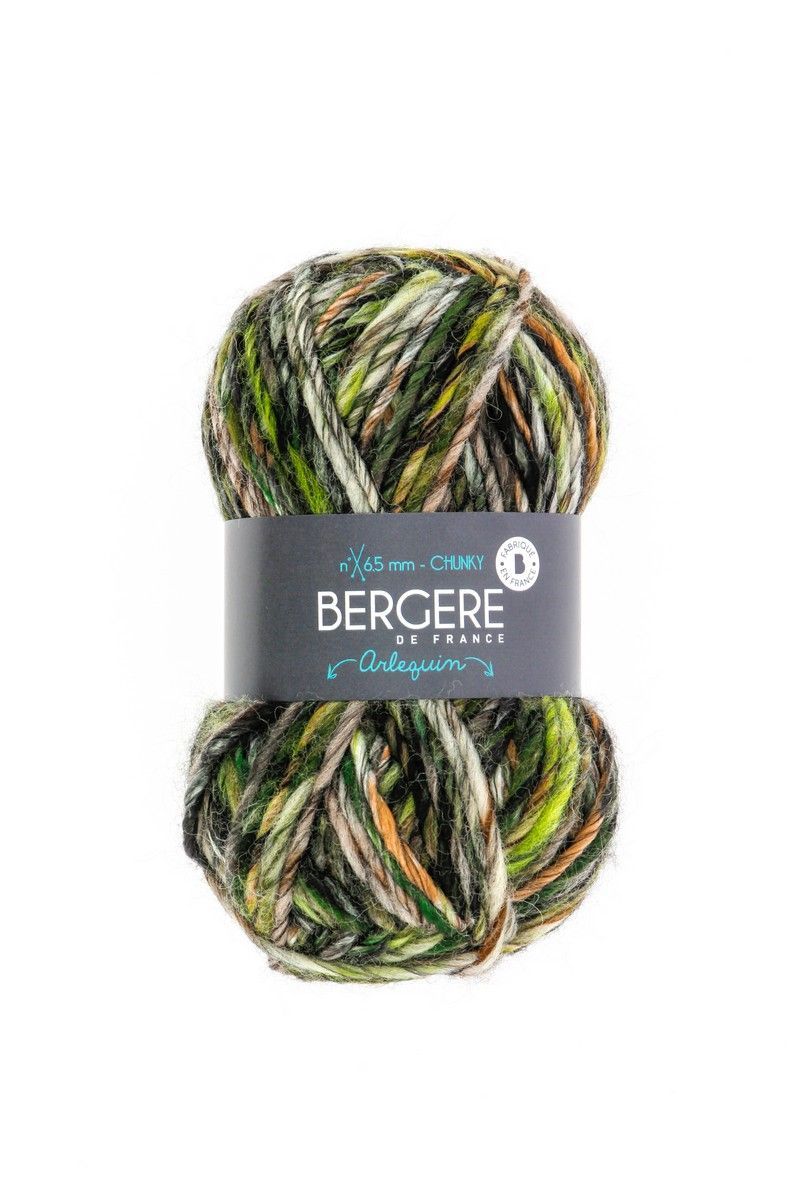 Bergere Arlequin - Farbe Savane 50% Wolle, 50% Polyacryl, 100 m/100g  Bergere Arlequin - Farbe Savane 50% Wolle, 50% Polyacryl, 100 m/100g