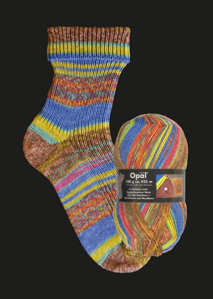 OPAL Hundertwasser 75% Schurwolle / 25% Polyamid, 425m / 100g, Fb. 551