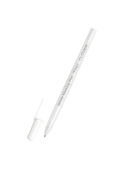 Clover Markierstift weiss fein 