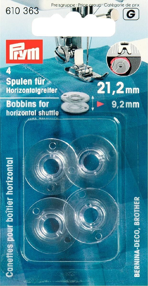 Nähmasch-Spulen Horizontalgr 21,2 mm 