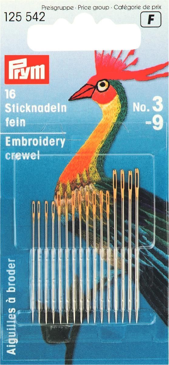 Prym Crewelnadeln Sortiment, Inhalt 16 Stück