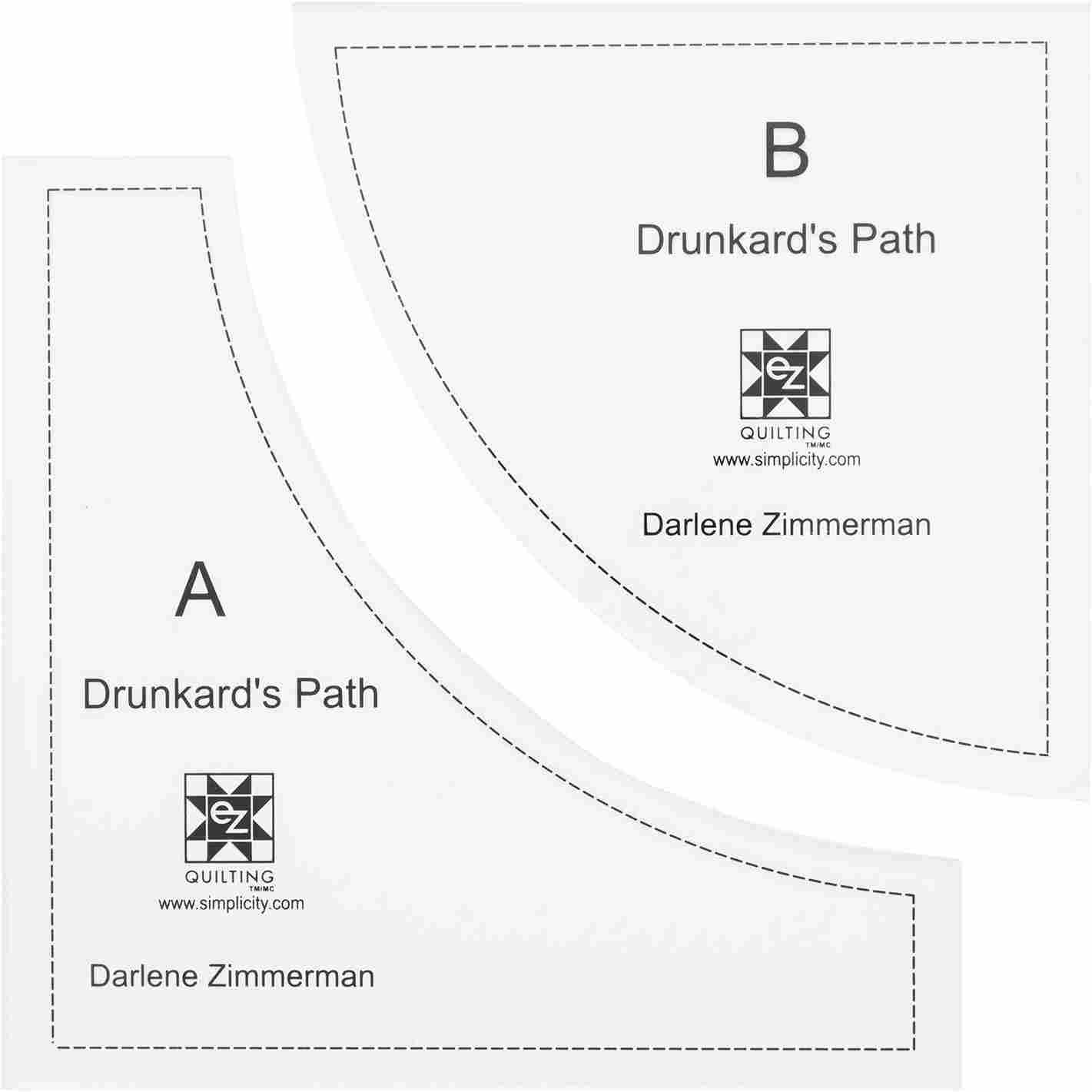 EZ Quilting Patchworklineal DRUNKARDS PATH 