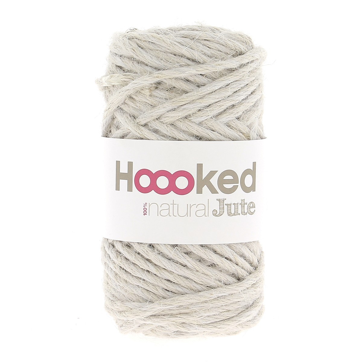Hoooked Natural Jute, Fb. Vanilla Cream Makramee, 100% Jute, natürlich, schadstofffrei