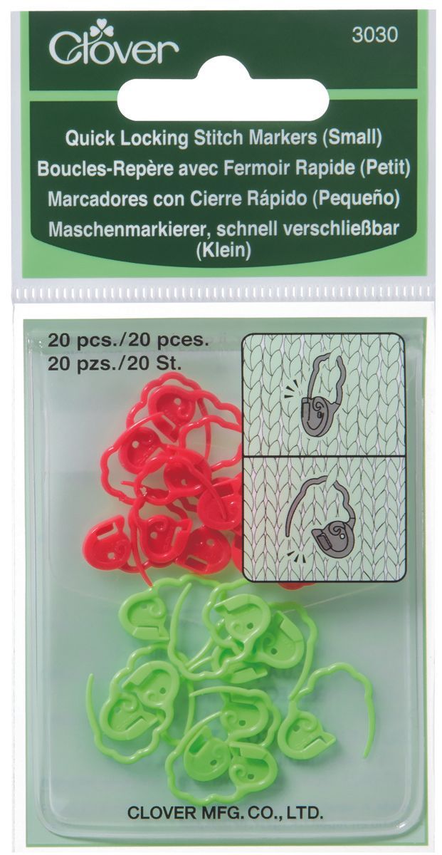 Maschenmarkierer, schnell verschließbar klein - 3030