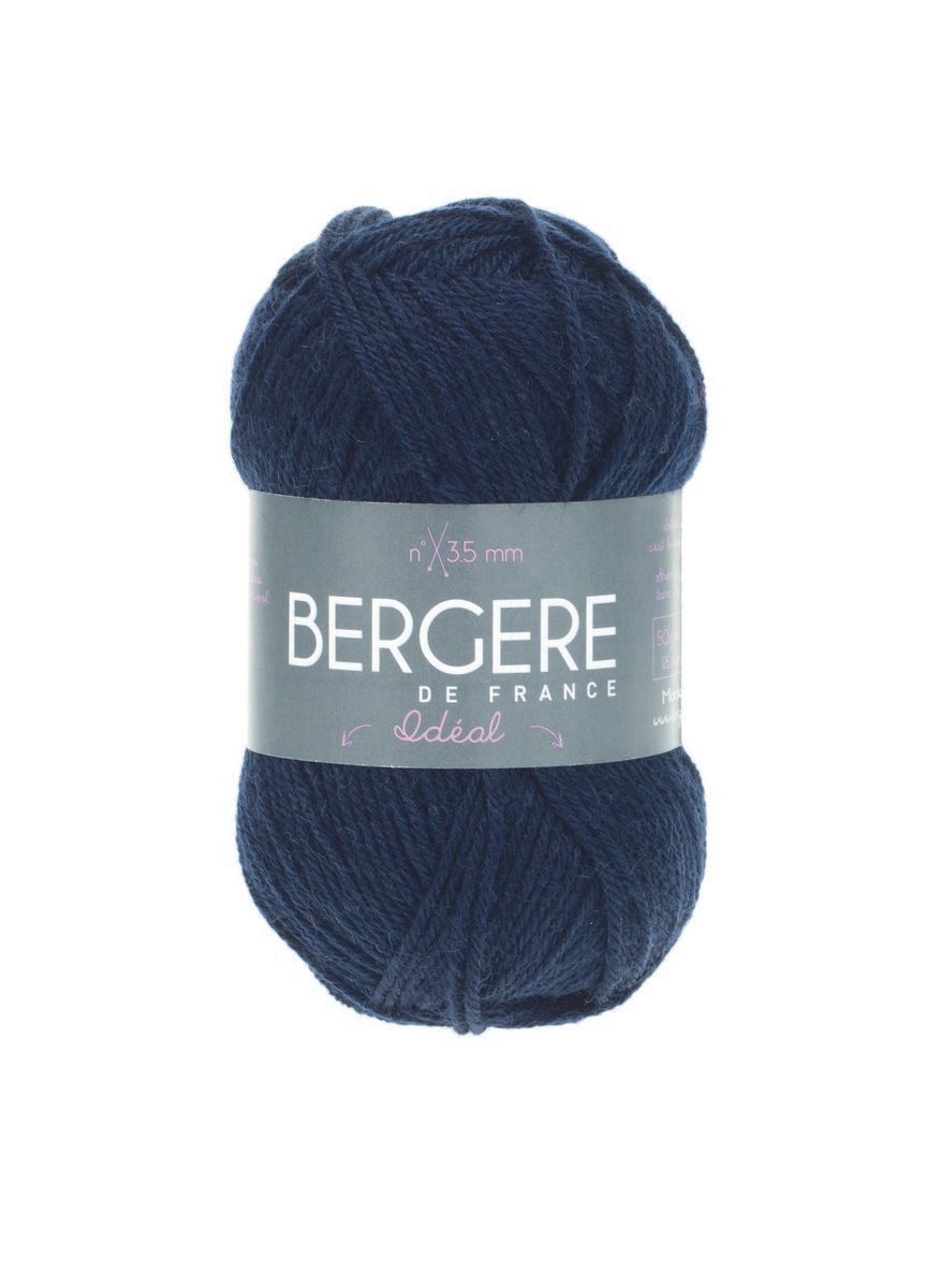 Bergere Ideal - Farbe Marin, 125m/50g  40% gekämmte Wolle, 30% Polyacryl, 30% Polyamid