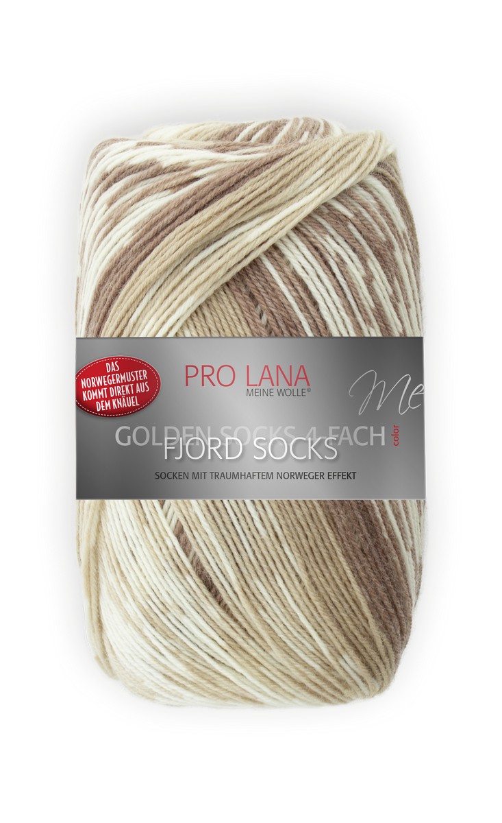 PRO LANA Fjord Socks, 75% Schurwolle 25% Polyamid, 400m 100g