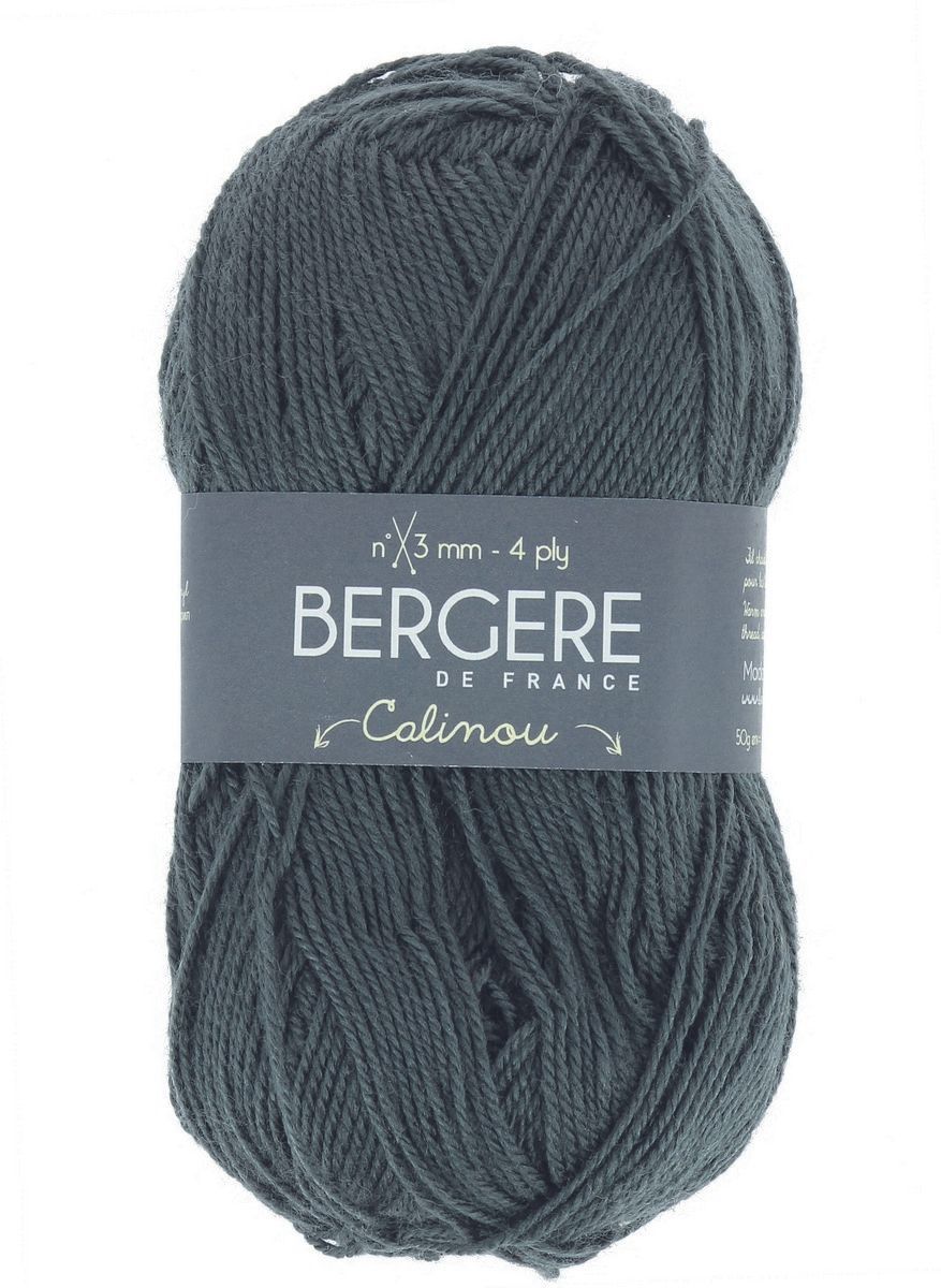 Bergere Calinou - Farbe Poivre 185m/50g, 75% Polyacryl, 25% Wolle 