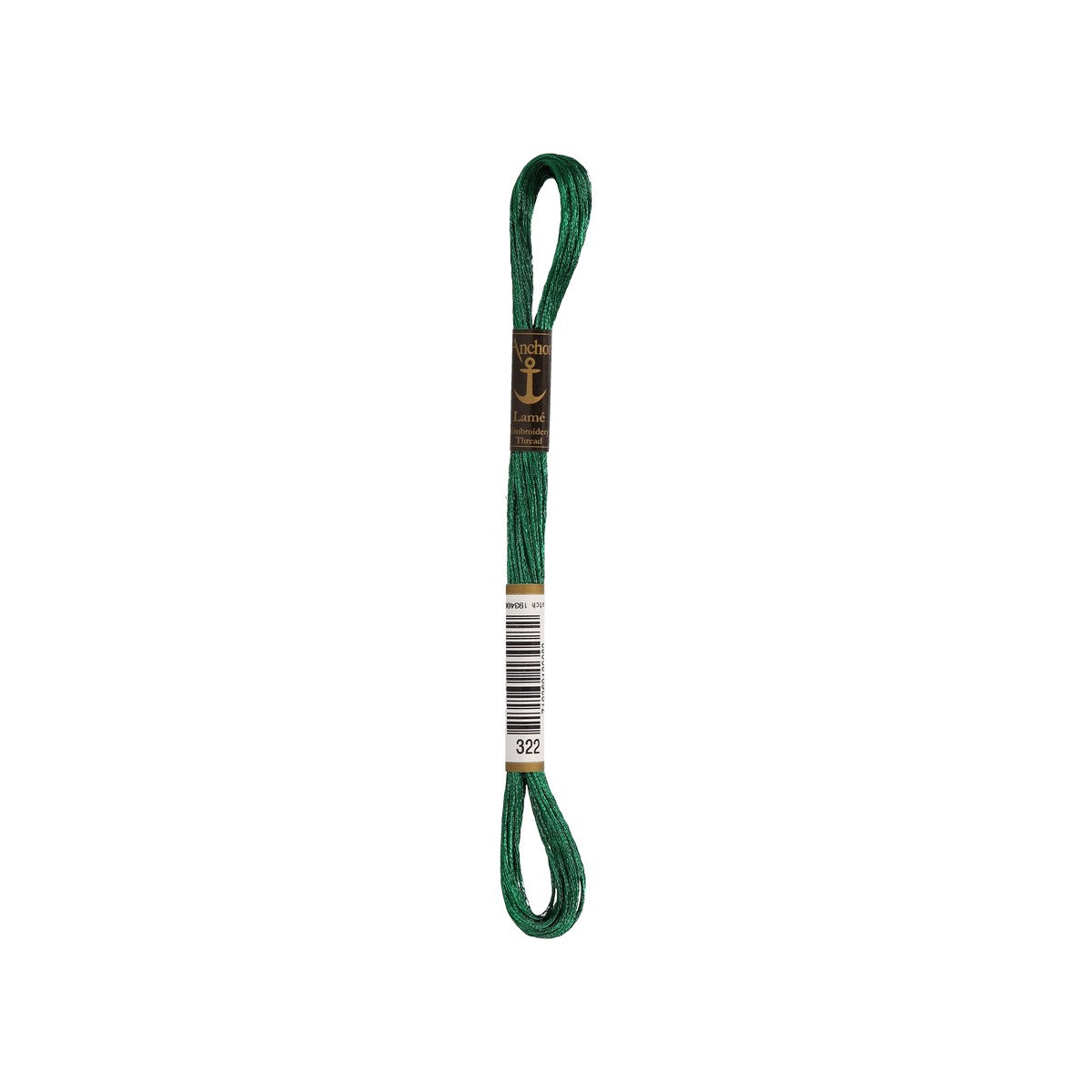 Anchor Stickgarn Lamé 418000 Fb. 322 65% Viskose, 35% Polyester metallisiert, Lauflänge 8m