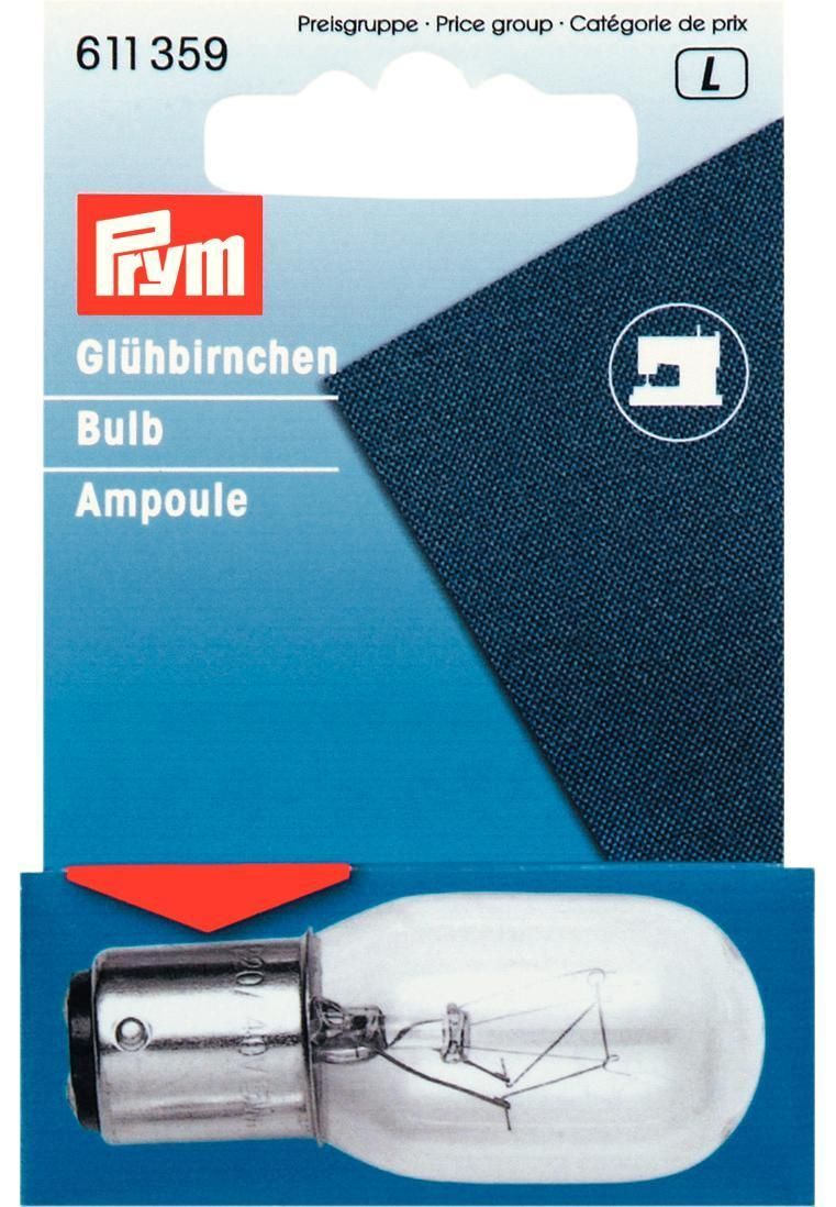 Nähmaschinen-Glühbirne 15W  Bajonett-Fassung 