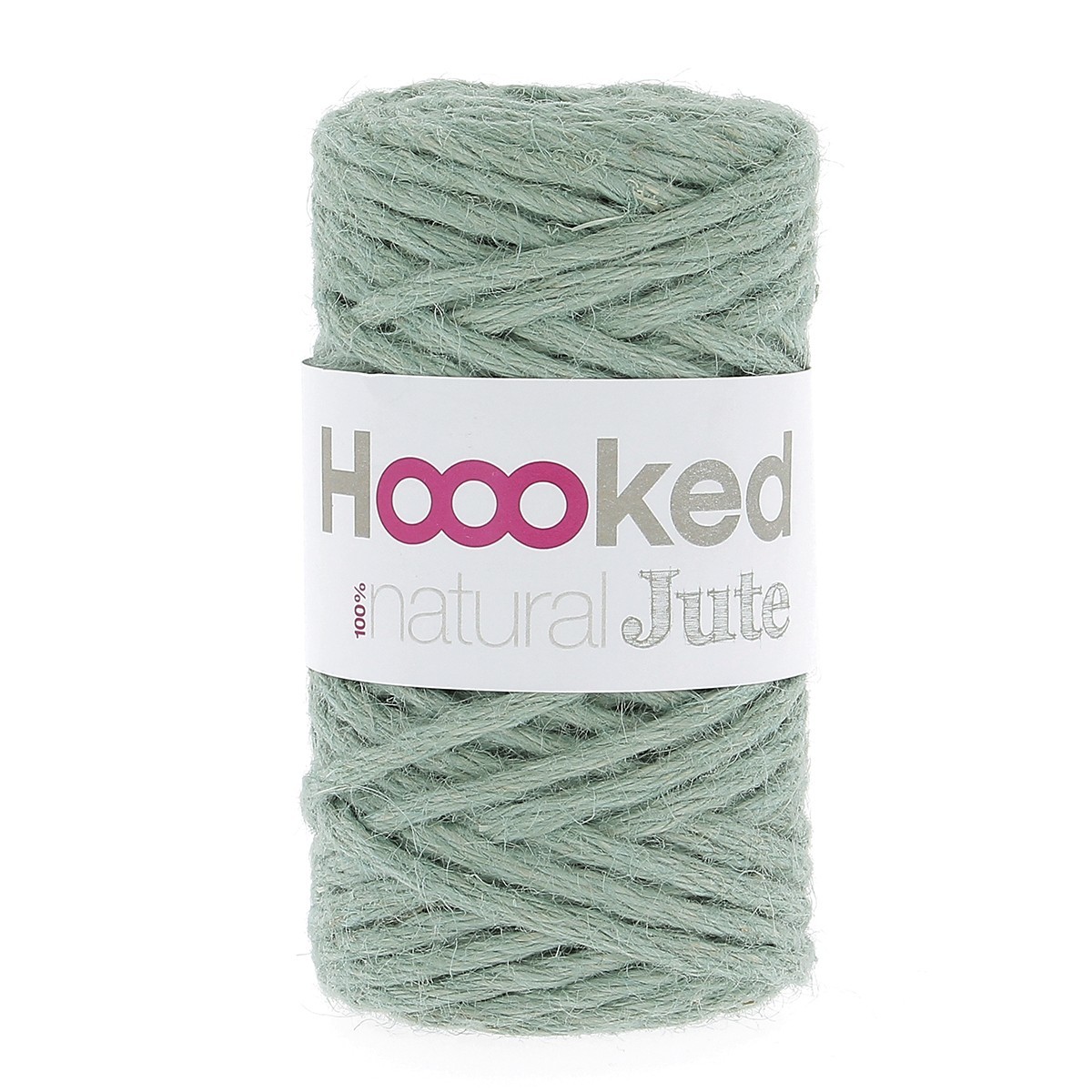 Hoooked Natural Jute, Fb. Serenity Mint Makramee, 100% Jute, natürlich, schadstofffrei