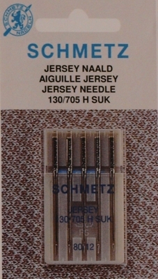 Nähmaschinen-Nadel Schmetz Jersey, 5St. SUK, 80/12, 130/705H