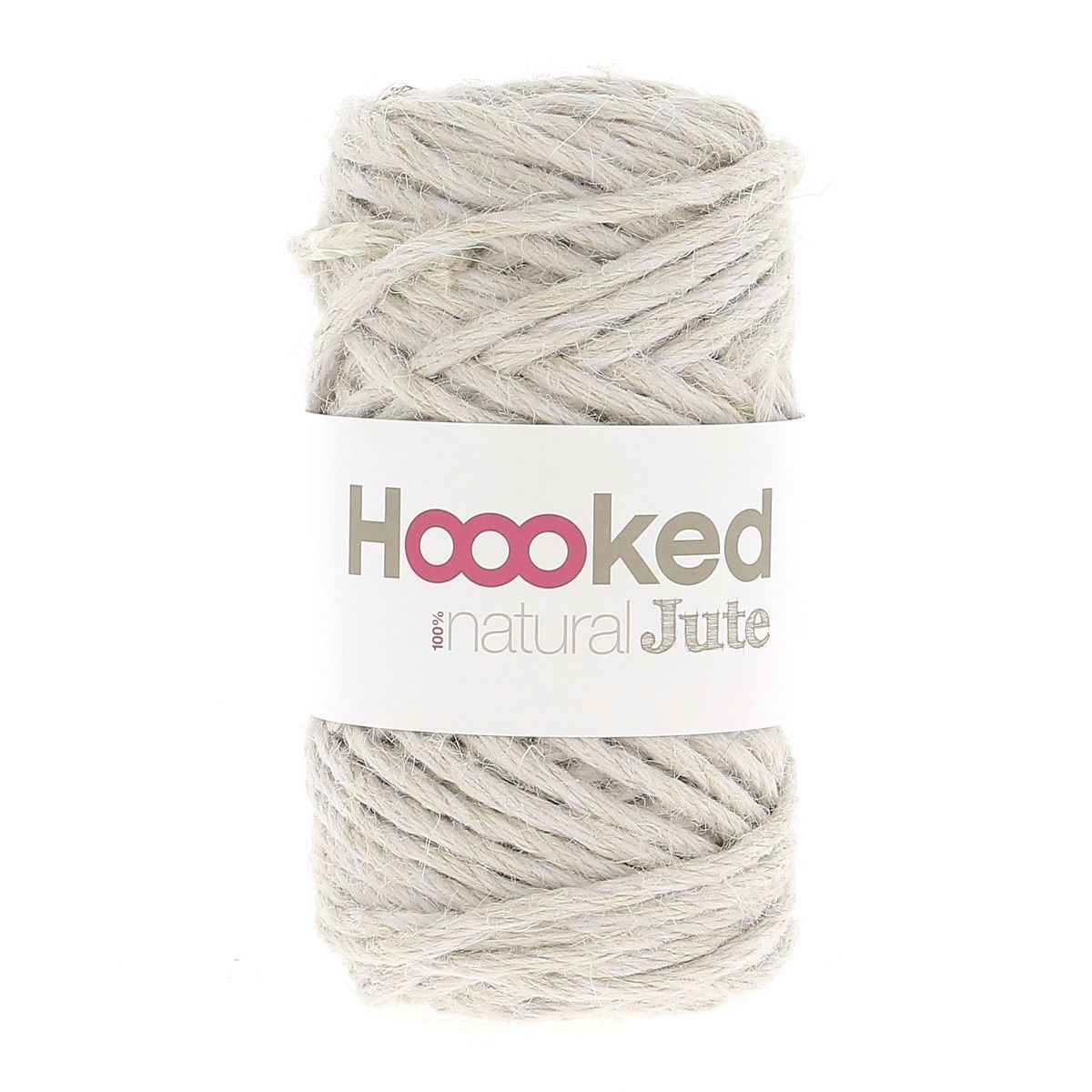 Hoooked Natural Jute, Fb. Vanilla Cream Makramee, 100% Jute, natürlich, schadstofffrei