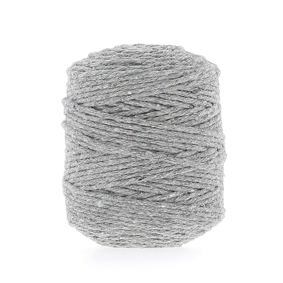 Hoooked Eco Barbante Milano Fb. Gris 50g 100% recyceltes Garn Ökogarn